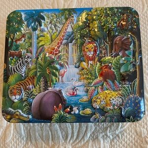 Churchill Brand Tin, 1990's, Jungle Land